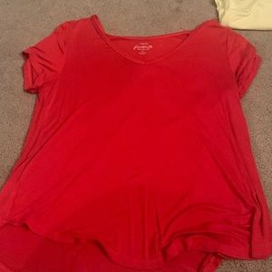 Red V Neck